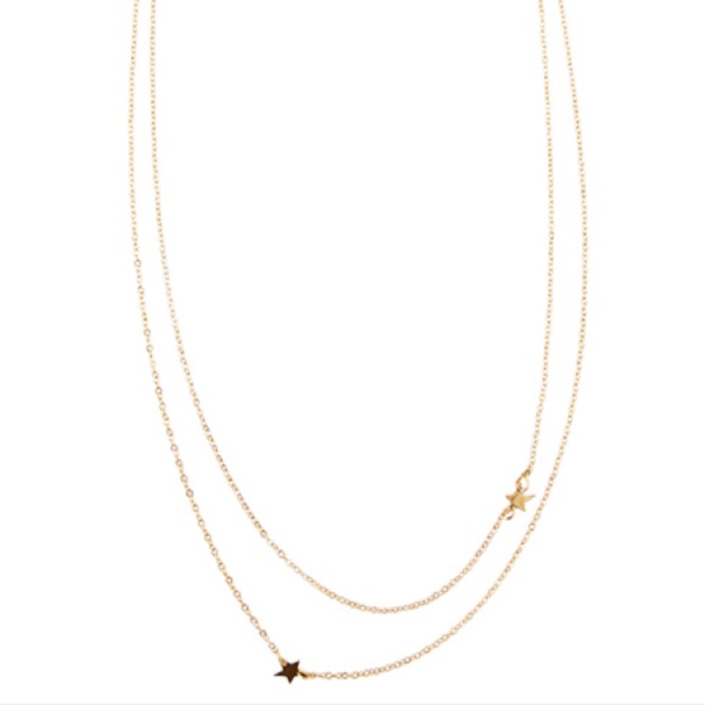 Jennifer Zeuner jewelry gold necklace